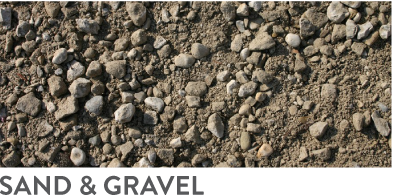 Sand y gravel Midwest